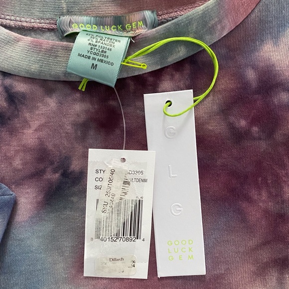 BOGO Jersey tie dye print tunic dress NWTS. S, M, L - Picture 11 of 12